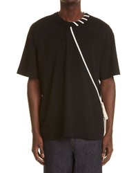 Craig Green Laced T Shirt In Black