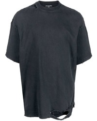 Balenciaga Layered Effect Distressed T Shirt