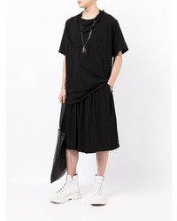 Yohji Yamamoto Layered Effect Short Sleeve T Shirt