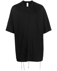 Attachment Layered Panelled Cotton T Shirt