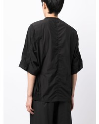 SONGZIO Layered Ruched Cotton T Shirt
