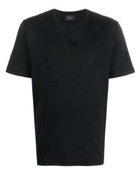 Brioni Logo Appliqu Cotton T Shirt