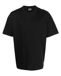 Ea7 Emporio Armani Logo Back Cotton T Shirt