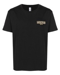 Moschino Logo Detail Crew Neck T Shirt