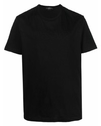 Versace Logo Embossed Cotton T Shirt