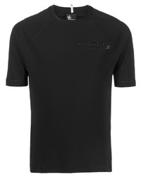Moncler Logo Embossed Short Sleeve T Shirt