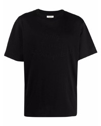 Bally Logo Embroidered Cotton T Shirt