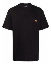 Carhartt WIP Logo Embroidered Cotton T Shirt