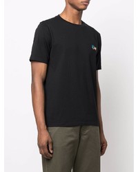 Paul Smith Logo Embroidered Round Neck T Shirt