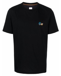 Paul Smith Logo Embroidered Round Neck T Shirt