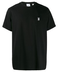 Burberry Logo Embroidered T Shirt