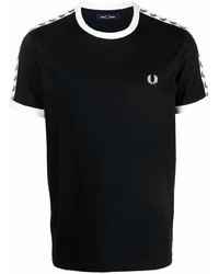 Fred Perry Logo Embroidered T Shirt