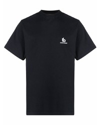 Balenciaga Logo Embroidered T Shirt