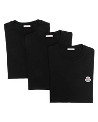 Moncler Logo Patch Cotton T Shirt