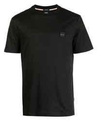 BOSS Logo Patch Cotton T Shirt