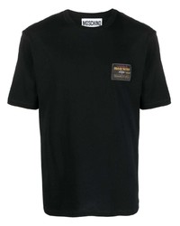 Moschino Logo Patch Cotton T Shirt