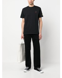 Raf Simons X Fred Perry Logo Patch Short Sleeve T Shirt