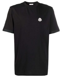 Moncler Logo Patch Short Sleeve T Shirt