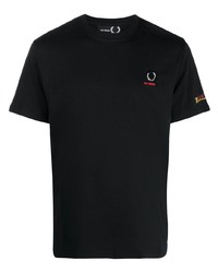 Raf Simons X Fred Perry Logo Patch Short Sleeve T Shirt