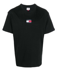 Tommy Jeans Logo Plaque Cotton T Shirt