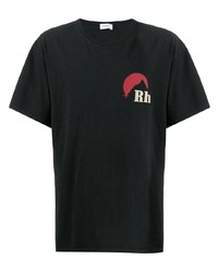 Rhude Logo Print Boxy Fit T Shirt