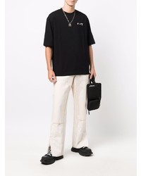 Off-White Logo Print Crew Neck Short Sleeve T Shirt