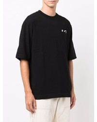 Off-White Logo Print Crew Neck Short Sleeve T Shirt