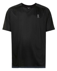 ON Running Logo Print Panelled T Shirt