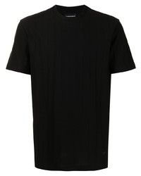 Emporio Armani Logo Print Ribbed T Shirt