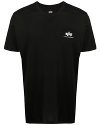 Alpha Industries Logo Print Short Sleeve T Shirt