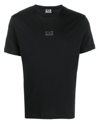 Ea7 Emporio Armani Logo Print Short Sleeve T Shirt