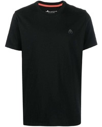 Moose Knuckles Logo Print Short Sleeved T Shirt