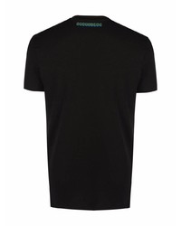 DSQUARED2 Logo Print Stretch Cotton T Shirt