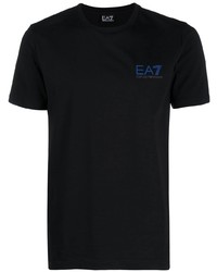 Ea7 Emporio Armani Logo Print T Shirt