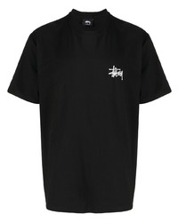 Stussy Logo Print T Shirt