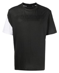 Helmut Lang Logo Spray Paint Effect T Shirt