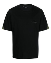 Karl Lagerfeld Logo Tape Short Sleeved T Shirt