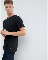 Produkt Longline T Shirt With Raw Asymmetric Hem