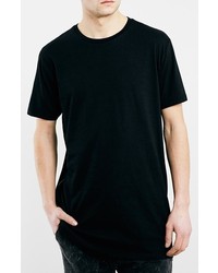 Topman Longline T Shirt With Side Zips