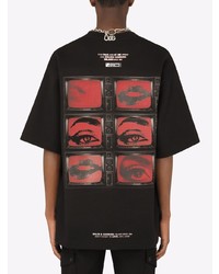 Dolce & Gabbana Look At Me Graphic Print T Shirt
