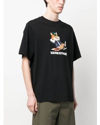 MAISON KITSUNÉ Maison Kitsune Dressed Fox Easy Tee Shirt Black