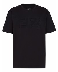 Fendi Monogram Pattern Short Sleeve T Shirt