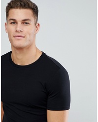 ASOS DESIGN Muscle Fit T Shirt With Crew Neck In Black