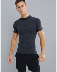 ASOS 4505 Muscle T Shirt With Seamless Knit And Acid Wash