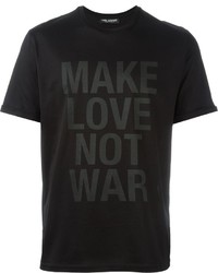 Neil Barrett Make Love Not War T Shirt