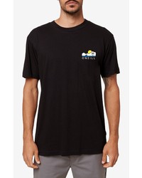 O'Neill Oneil Heater Cotton Graphic Tee In Black At Nordstrom