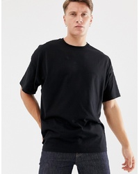 ASOS DESIGN Organic Oversized Fit T Shirt With Crew Neck In Black