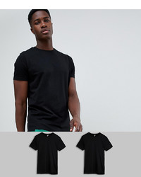 ASOS DESIGN Organic T Shirt With Crew Neck 2 Pack Save
