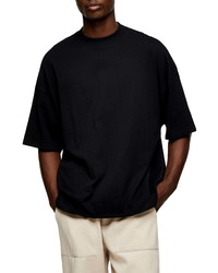 Topman Oversize Mock Neck T Shirt