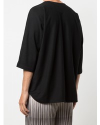 Homme Plissé Issey Miyake Oversized Cotton T Shirt